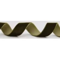 Scrapbooking široká sametová stuha - Tmavě zelená, V110