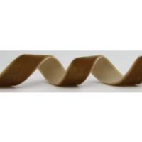 Scrapbooking široká sametová stuha - Hnědá, V111