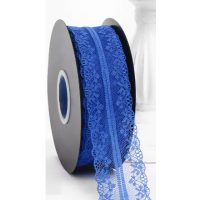 Scrapbooking krajka - Tmavě modrá, 45 metrů