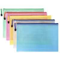 Scrapbooking organizační barevné kapsy - A5, 5 kusů