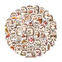 Scrapbooking samolepky - Ježci, 50 kusů