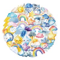 Scrapbooking samolepky - Počasí, 50 kusů