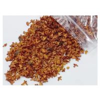 Scrapbooking umělé miniaturní listí - Číslo 3, oranžovo hnědá