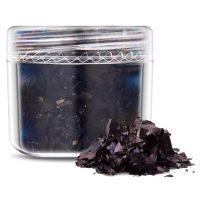 Scrapbooking dekorativní vločky z metalické fólie - Tmavě hnědá, JB08