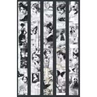 Scrapbooking Vintage lepící páska - Ženy 01, 2 metry