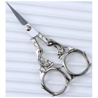 Scrapbooking kovové nůžky s fénixem - Stříbrné