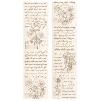 Scrapbooking Vintage lepící páska - Text, 05