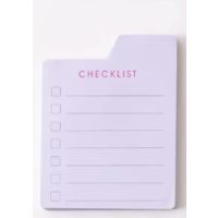Scrapbooking samolepící bloček - 60 listů, checklist