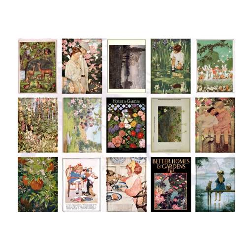 Foto - Scrapbooking dekorativní papír v bločku - Typ A, 60 kusů