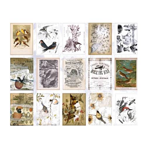 Foto - Scrapbooking dekorativní papír v bločku - Typ H, 60 kusů