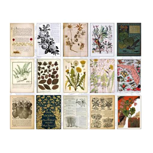 Foto - Scrapbooking dekorativní papír v bločku - Typ L, 60 kusů