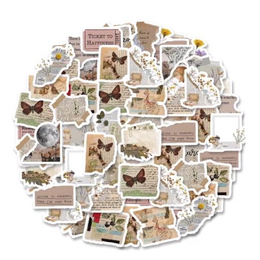 Foto - Scrapbooking samolepky - Zápisníkové, 46 kusů