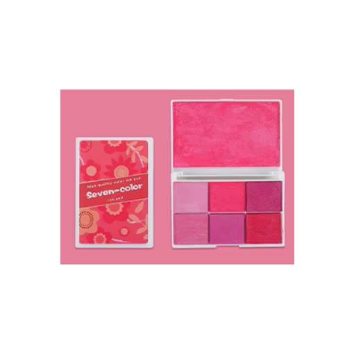 Foto - Scrapbooking paleta inkoustových barev - Sedm odstínů růžové