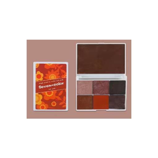 Foto - Scrapbooking paleta inkoustových barev - Sedm odstínů hnědé