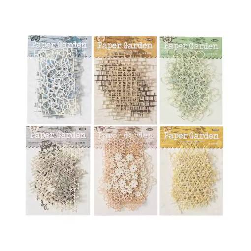 Foto - Scrapbooking texturovaný dekorativní papír - 60 kusů, všechny vzory