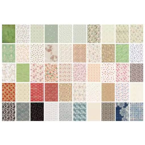 Foto - Scrapbooking blok dekorativních papírů se vzory - 100 listů, vzor A