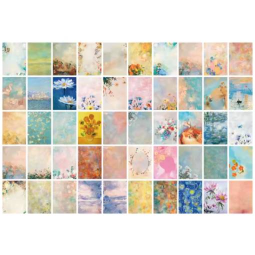 Foto - Scrapbooking blok dekorativních papírů se vzory - 100 listů, vzor G