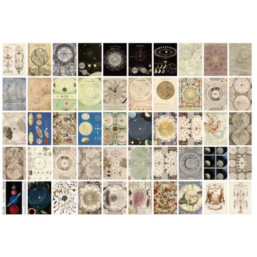 Foto - Scrapbooking blok dekorativních papírů se vzory - 100 listů, vzor A