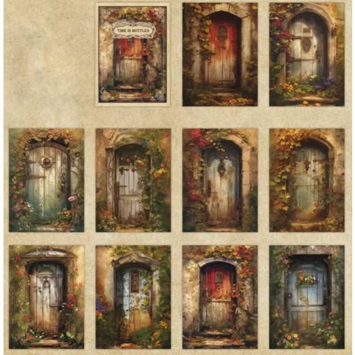 Foto - Scrapbooking blok dekorativních papírů - Podzimní listy, 20 kusů