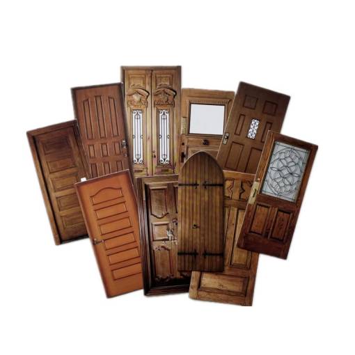 Foto - Scrapbooking dekorativní papírová lepenka - Vintage dřevěné dveře, 10 kusů