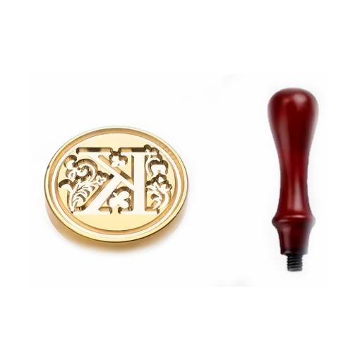 Foto - Scrapbooking pečetní razítko s rukojetí - Vzor K