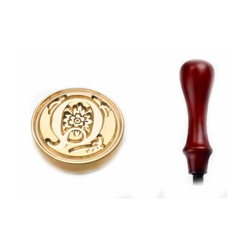 Foto - Scrapbooking pečetní razítko s rukojetí - Vzor Q