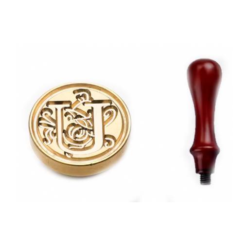 Foto - Scrapbooking pečetní razítko s rukojetí - Vzor U