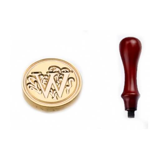 Foto - Scrapbooking pečetní razítko s rukojetí - Vzor W