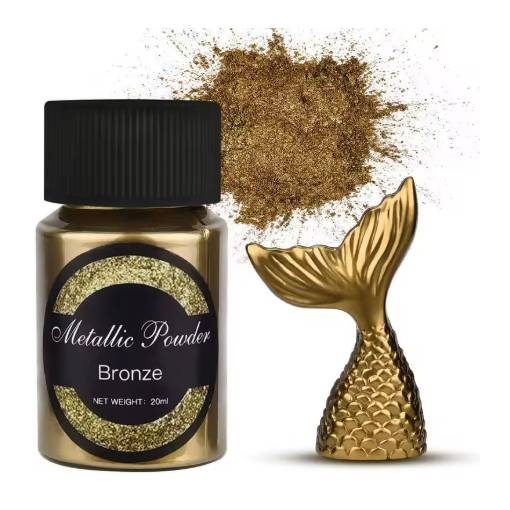 Foto - Scrapbooking metalický pigment - Bronz, 20 ml