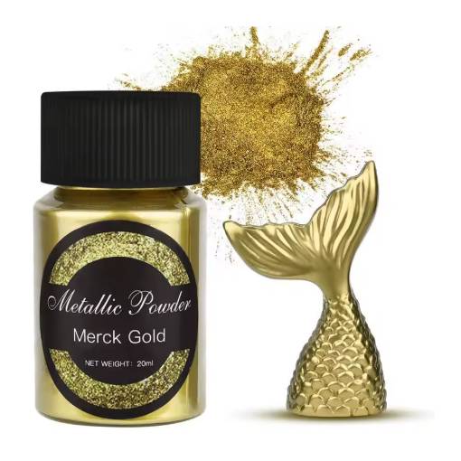 Foto - Scrapbooking metalický pigment - Zlato, 20 ml