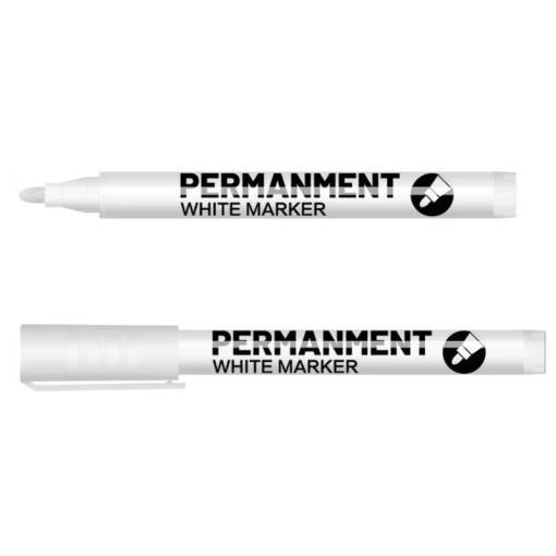 Foto - Scrapbooking akrylová voděodolná fixa - Bílá, 1 kus