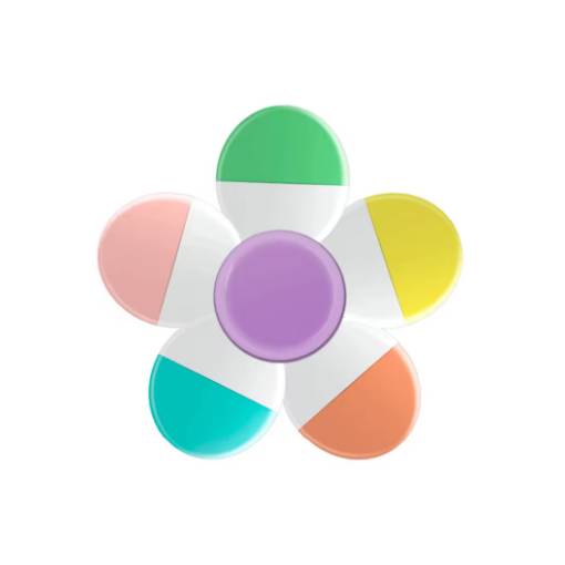 Foto - Scrapbooking zvýrazňovač a spinner - 5 v 1, pastelové barvy