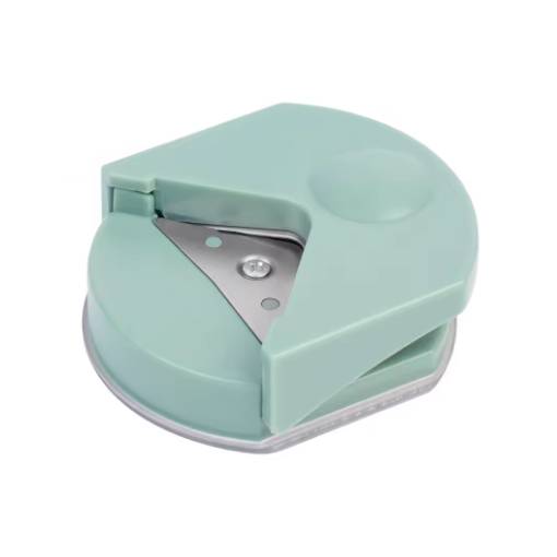 Foto - Scrapbooking rohová raznice na papír - R4, zelená