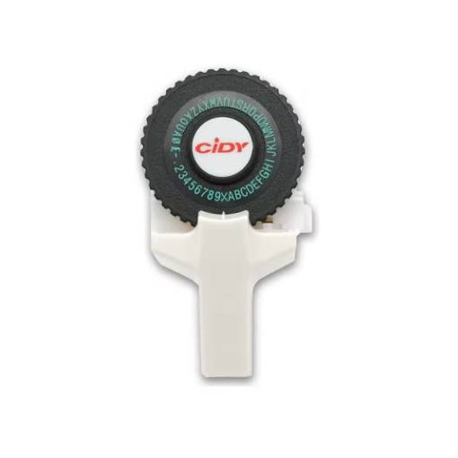 Foto - Scrapbooking štítková raznice s příslušenstvím - Bílá, tři pásky