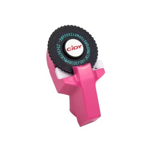 Foto - Scrapbooking štítková raznice s příslušenstvím - Růžová, tři pásky