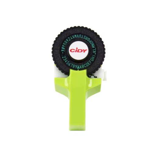 Foto - Scrapbooking štítková raznice s příslušenstvím - Zelená, tři pásky