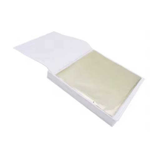 Foto - Scrapbooking listy fólie - 100 kusů, šampaň stříbrná