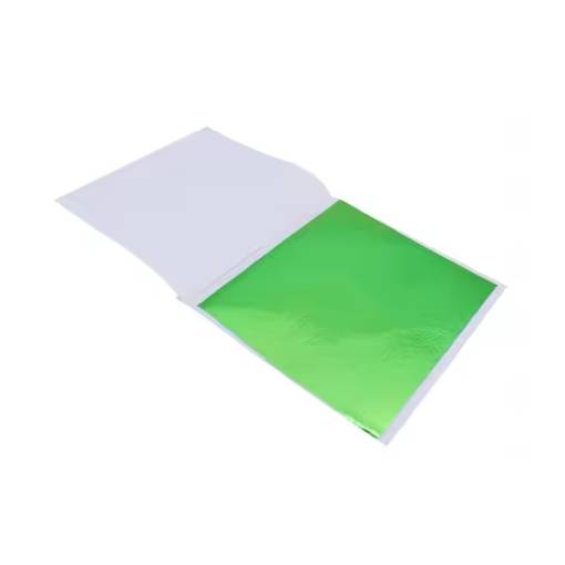 Foto - Scrapbooking listy fólie - 100 kusů, zelená