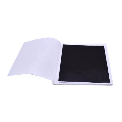 Foto - Scrapbooking listy fólie - 100 kusů, černá