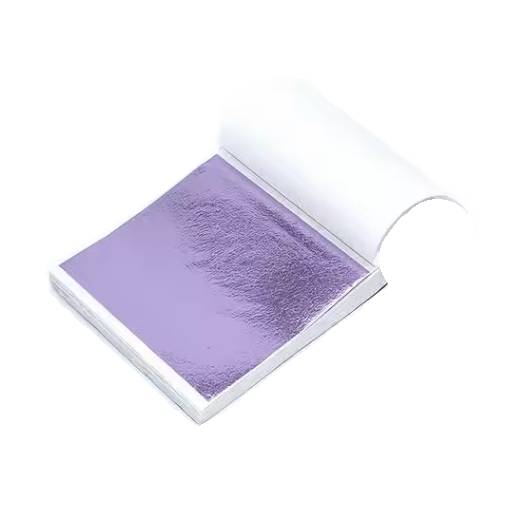 Foto - Scrapbooking listy fólie - 100 kusů, světle fialová