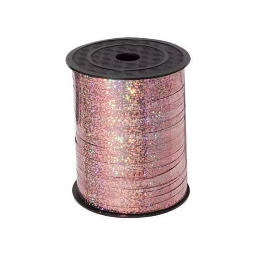 Foto - Scrapbooking tenká třpytivá stuha - Růžová, 460 metrů