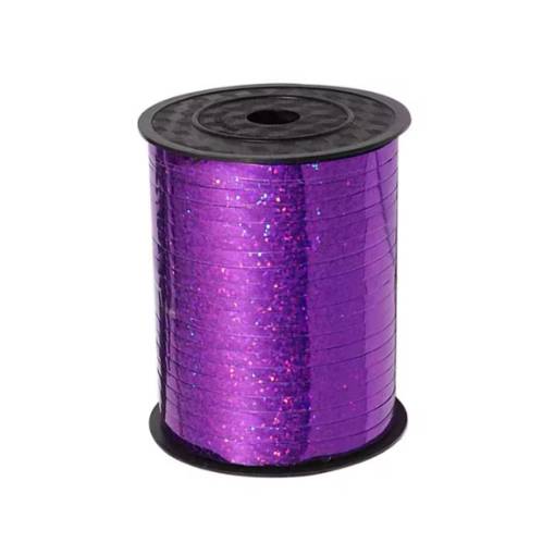 Foto - Scrapbooking tenká třpytivá stuha - Tmavě fialová, 460 metrů