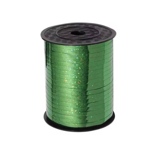 Foto - Scrapbooking tenká třpytivá stuha - Zelená, 460 metrů