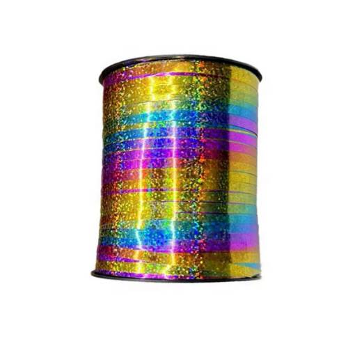Foto - Scrapbooking tenká třpytivá stuha - Duhová, 460 metrů