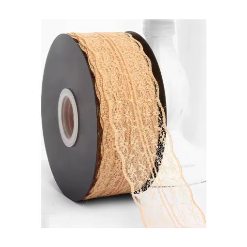 Foto - Scrapbooking široká krajka - Oranžová, 45 metrů