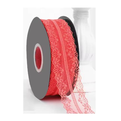 Foto - Scrapbooking krajka - Červená, 45 metrů