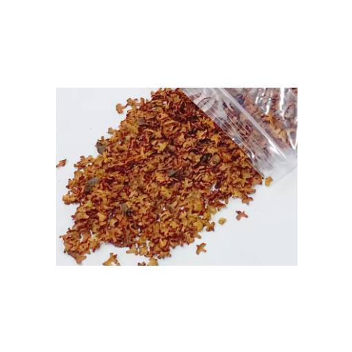 Foto - Scrapbooking umělé miniaturní listí - Číslo 3, oranžovo hnědá