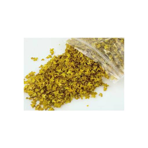 Foto - Scrapbooking umělé miniaturní listí - Číslo 5, žlutá