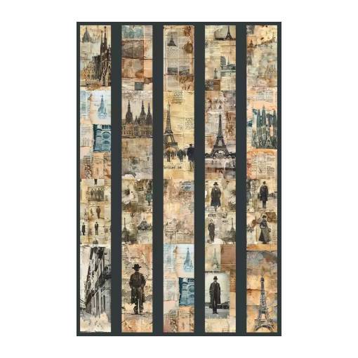 Foto - Scrapbooking Vintage lepící páska - Eiffelova věž 02, 2 metry