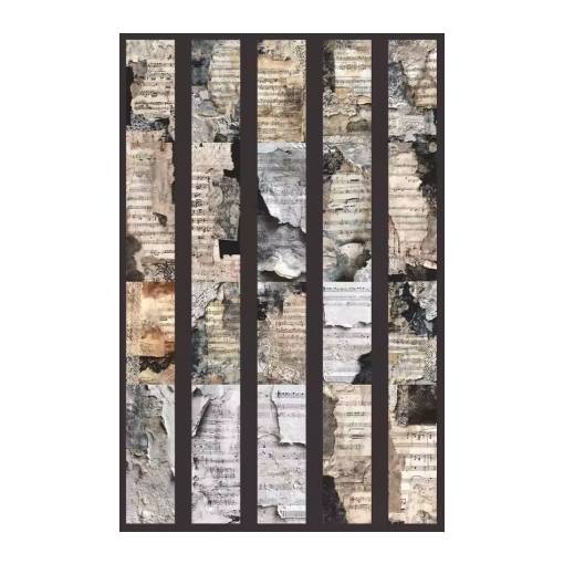 Foto - Scrapbooking Vintage lepící páska - Noty 03, 2 metry